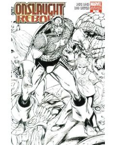 Onslaught Reborn (2007) #   1 Cover D (8.0-VF) Sketch Variant