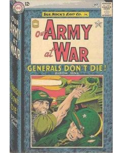 Our Army at War (1952) # 147 (3.0-GVG) Top staple detached