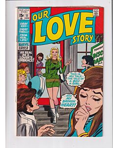 Our Love Story (1969) #  11 (2.0-GD) (1897894) Cover detached