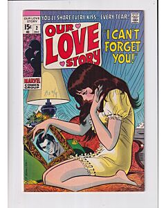 Our Love Story (1969) #   2 (6.5-FN+) (1897788) Pen mark on cover