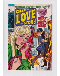 Our Love Story (1969) #   3 (6.0-FN) (1897795) Pen mark on cover