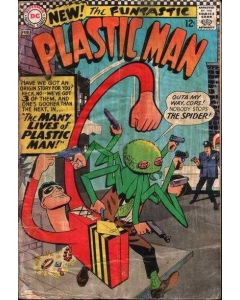 Plastic Man (1966) #   2 (4.0-VG) The Spider