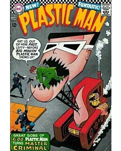 Plastic Man (1966) #   4 (3.0-GVG) 2'' Spine split