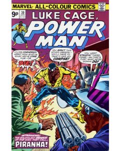 Power Man and Iron Fist (1972) #  30 UK Price (7.0-FVF) Luke Cage Power Man, 1st Piranha Jones