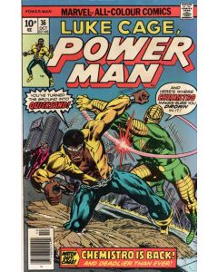 Power Man and Iron Fist (1972) #  36 UK Price (6.5-FN+) Luke Cage Power Man, Chemistro