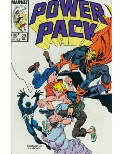 Power Pack (1984) #  29 (5.0-VGF) Spider-Man, Staple rust