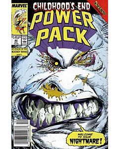 Power Pack (1984) #  42 Newsstand (5.0-VGF) Price tag on back cover, rust migration