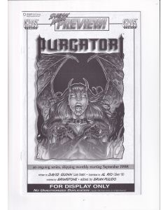 Purgatori Retailer Sneak Peek Preview (1998) #   0 B&W (8.0-VF) (1613951)