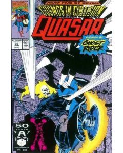 Quasar (1989) #  23 (8.0-VF) Ghost Rider