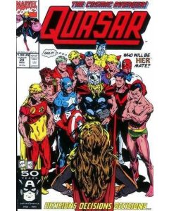 Quasar (1989) #  28 (8.0-VF) Her looks for a Mate