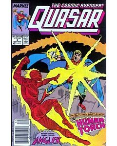 Quasar (1989) #   3 Newsstand (7.0-FVF) Human Torch
