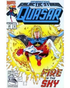 Quasar (1989) #  34 (8.0-VF) Operation Galactic Storm, Binary (Carol Danvers)
