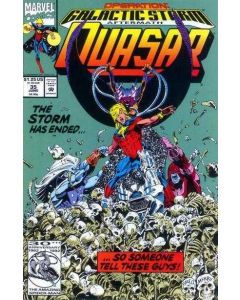 Quasar (1989) #  35 (8.0-VF) Operation Galactic Storm Aftermath