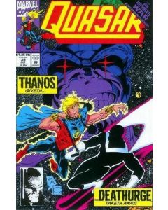 Quasar (1989) #  39 (9.0-VFNM) Infinity War, Deathurge
