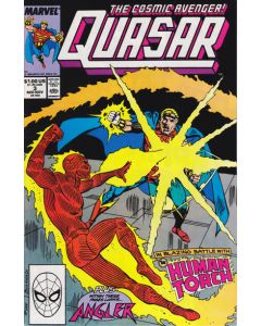 Quasar (1989) #   3 (8.0-VF) Human Torch