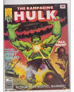 Rampaging Hulk (1977) #   1 (6.0-FN) (1499982) P-Tag on CVR Magazine