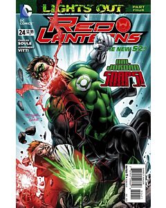 Red Lanterns (2011) #  24 (9.0-VFNM) Hal Jordan vs Guy Gardner