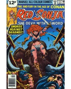 Red Sonja (1977) #  13 UK Price (7.0-FVF)