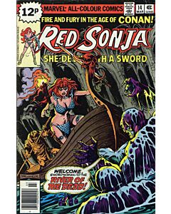 Red Sonja (1977) #  14 UK Price (7.0-FVF)