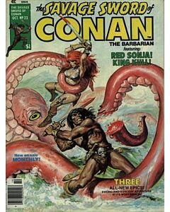 Savage Sword of Conan (1974) #  23 (7.0-FVF) Magazine Red Sonja