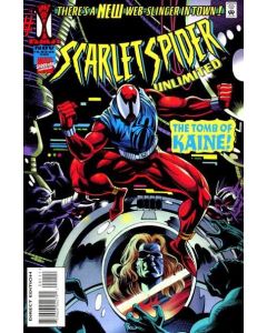 Scarlet Spider Unlimited (1995) #   1 (5.0-VGF) Staple rust, Rust migration