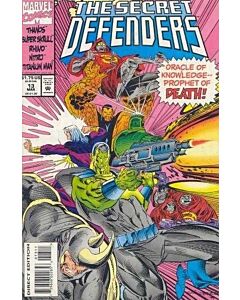 Secret Defenders (1993) #  13 (6.0-FN) Price tag on cover