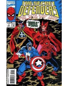 Secret Defenders (1993) #   7 (6.0-FN) Captain America, Spider-Man