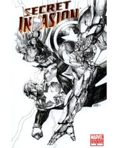 Secret Invasion (2008) #   6 Cover C (9.0-VFNM) Sketch Variant