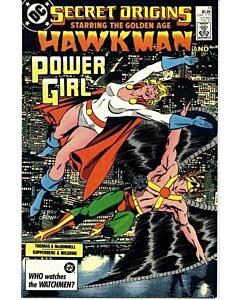 Secret Origins (1986) #  11 (7.0-FVF) Hawkman Powergirl