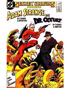 Secret Origins (1986) #  17 (6.0-FN) Adam Strange, Dr. Occult