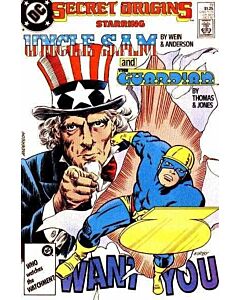 Secret Origins (1986) #  19 (8.0-VF) Uncle Sam Guardian