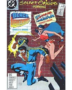 Secret Origins (1986) #  26 (8.0-VF) Black Lightning Miss America