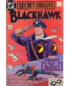 Secret Origins (1986) #  45 (7.0-FVF) Blackhawk, El Diablo