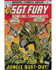 Sgt. Fury (1963) # 114 UK Price (5.0-VGF)