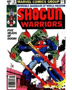 Shogun Warriors (1979) #  10 (4.0-VG) Price tag and Stamp on Cover