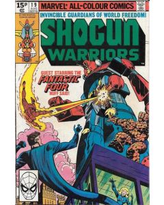 Shogun Warriors (1979) #  19 UK Price (5.0-VGF) Stained