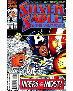 Silver Sable and the Wild Pack (1992) #  15 (7.0-FVF) Captain America