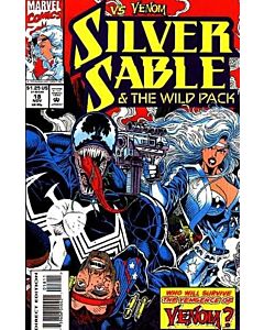 Silver Sable and the Wild Pack (1992) #  18 (7.0-FVF) Venom