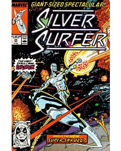 Silver Surfer (1987) #  25 (5.0-VGF) Water damage