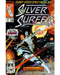 Silver Surfer (1987) #  25 (5.0-VGF) Water damage