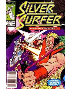 Silver Surfer (1987) #  27 Mark Jewelers (5.0-VGF) Kree/Skrull War Super Skrull the Stranger