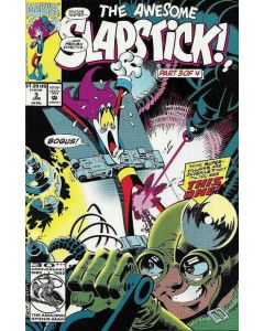 Slapstick (1992) #   3 (5.0-VGF) Spine split, Centerfold split, Top staple detached in centerfold