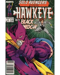 Solo Avengers (1987) #   7 Newsstand (8.0-VF) Black Widow