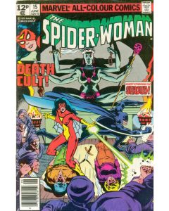 Spider-Woman (1978) #  15 Newsstand (5.0-VGF) The Shroud, Staple rust