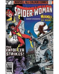 Spider-Woman (1978) #  19 UK Price (3.0-GVG) Werewolf By Night, Water damage