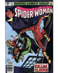 Spider-Woman (1978) #  22 Newsstand (8.5-VF+) 1st KIller Clown