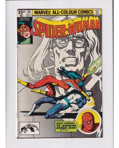 Spider-Woman (1978) #  28 UK Price (7.0-FVF) Spider-Man, The Enforcer