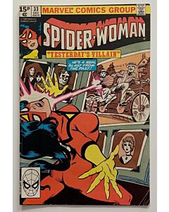 Spider-Woman (1978) #  33 UK Price (6.0-FN) Price tag on back cover