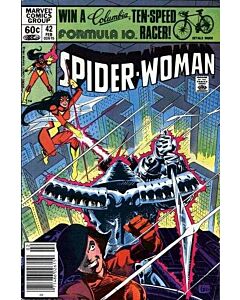 Spider-Woman (1978) #  42 Newsstand (7.0-FVF) Silver Samurai