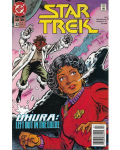 Star Trek (1989) #  33 Newsstand (4.0-VG) Tag removal scuff on cover